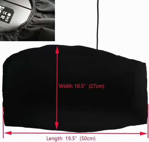 Large PC Keyboard Dust Cover, Covers Standard Size Computer Keyboards, Soft Antistatic Fabric Keyboards Jacket Compatible for Razer Blackwidow Chroma Wave Keyboard in Kuwait