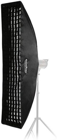Godox 12G / 30x120cm Strip Beehive Honeycomb Grid Softbox with Bowens Mount Speedring for Studio Flash Strobe Lighting [2-Pack] in Saudi Arabia