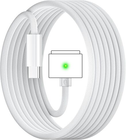 كيبل شحن USB C الى مغناطيسي 3 بقدرة 140 واط من جورد، سلك شاحن ماج 3 متوافق مع ماك بوك برو 2021 M1 برو، ماكس تشيب 14 انش 16 انش، ماك بوك اير 2022 M2، ماك بوك برو 2023 M2 برو، ماكس تشيب 14 انش 16 - 6.6 in Kuwait
