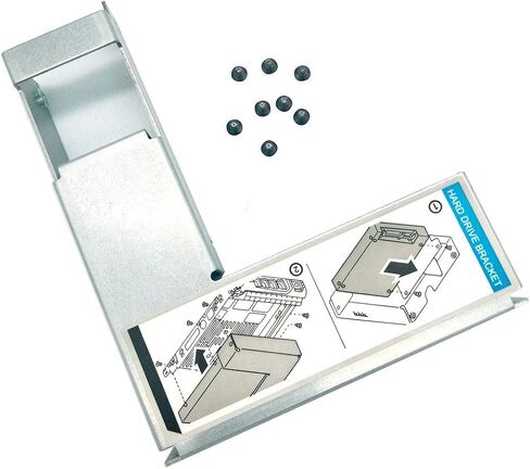 YUNDIAN جديد 2.5 بوصة حامل محول HDD 09W8C4 لخوادم Dell PowerEdge 13th 14th 3.5 بوصة علبة قرص صلب صينية in Kuwait