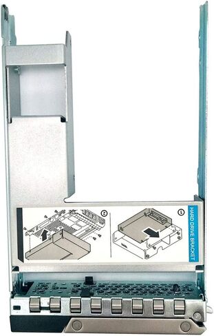 YUNDIAN جديد 2.5 بوصة حامل محول HDD 09W8C4 لخوادم Dell PowerEdge 13th 14th 3.5 بوصة علبة قرص صلب صينية in Kuwait