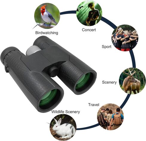 Astromania 10x42 Compact Binoculars -BK7 Prism -Gifts for Adults and Kids, for Concerts and Theater, Bird Watching, Hunting and Sport Games in Kuwait