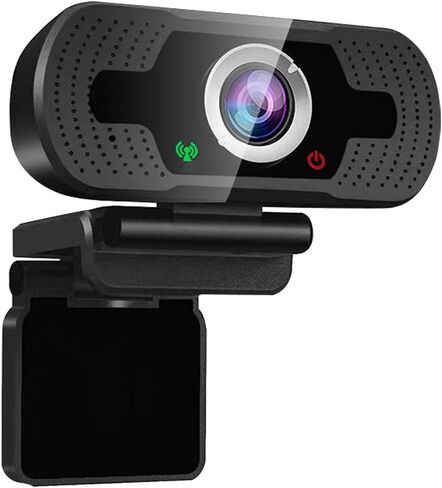 TELLUR Webcam Full HD, 1080p / 30fps, Automatic Correction in Low Light Conditions, Built-in Microphone, 85° Angle, Manual Focus, Cable 1.5 m, USB, Black in Kuwait