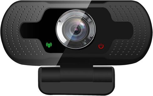 TELLUR Webcam Full HD, 1080p / 30fps, Automatic Correction in Low Light Conditions, Built-in Microphone, 85° Angle, Manual Focus, Cable 1.5 m, USB, Black in Kuwait