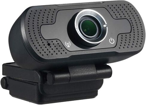 TELLUR Webcam Full HD, 1080p / 30fps, Automatic Correction in Low Light Conditions, Built-in Microphone, 85° Angle, Manual Focus, Cable 1.5 m, USB, Black in Kuwait