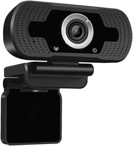 TELLUR Webcam Full HD, 1080p / 30fps, Automatic Correction in Low Light Conditions, Built-in Microphone, 85° Angle, Manual Focus, Cable 1.5 m, USB, Black in Kuwait