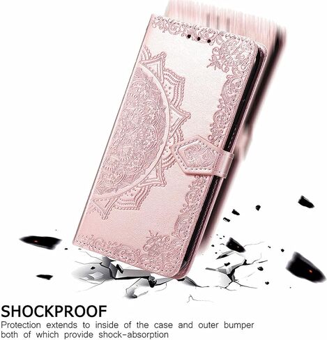 for Samsung Galaxy S24 Case Wallet for Women Man,PU Leather Tree Cat Flowers Embossed Wrist Strap Card Slots Pocket Kickstand Flip Protective Phone Case Cover for Galaxy S24 Light Purple in Kuwait