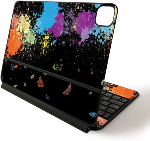 MightySkins Skin for Apple Magic Keyboard for iPad Pro 11-inch (2020) - Sushi | Protective, Durable, and Unique Vinyl Decal wrap Cover, Bright Smoke (APIPSK1120-Bright Smoke) in Saudi Arabia