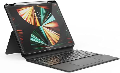 I والك حافظة كيبورد متوافقة مع ايباد برو 11 انش (الجيل الخامس، الجيل الرابع/الثالث) مع حامل قلم وحافظة قابلة للفصل ولوحة مفاتيح لاسلكية in Kuwait