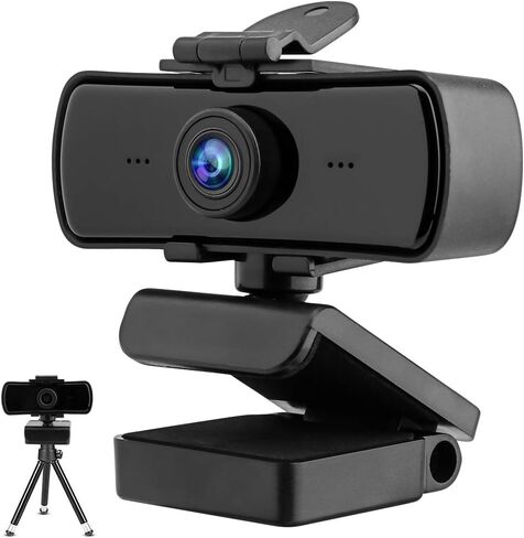 كاميرا ويب عالية الدقة USB كاميرا ويب 1080p 30 إطارًا في الثانية كاميرا ويب كاميرا فيديو صوت ستيريو واضح HD تصحيح الضوء التوصيل والتشغيل للكمبيوتر/الكمبيوتر المحمول/MacBook/الكمبيوتر in Kuwait