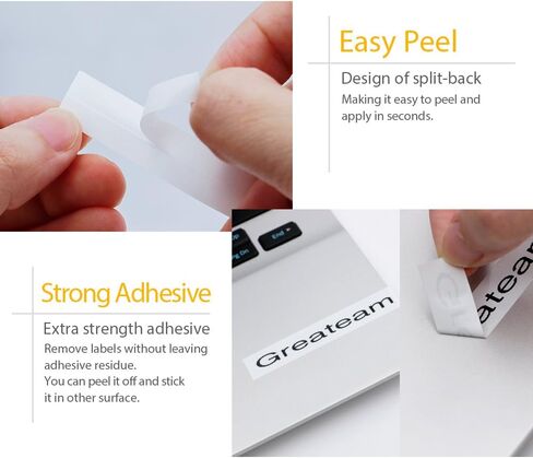 شريط ملصقات P Touch متوافق مع Brother TZe Tape TZe-231 12 مم 0.47 أبيض مصفح P-Touch لـ PT-D210 PT-D220 PT-H110 PT-D200 PT-D400، أسود على أبيض، 8PK in Kuwait