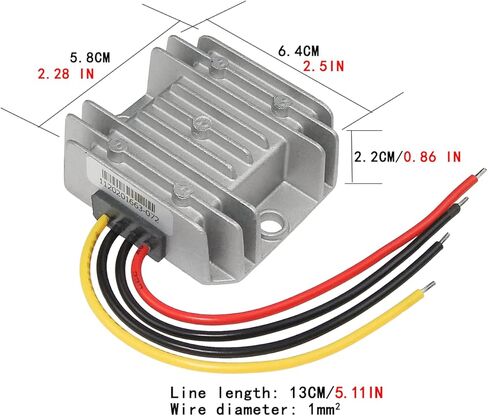 24V to 12V Converter DC DC Buck Converter Step Down 18V~35V Voltage Reducer Waterproof Module Transformer (20A 240W) in Kuwait