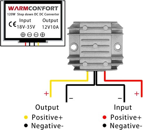 24V to 12V Converter DC DC Buck Converter Step Down 18V~35V Voltage Reducer Waterproof Module Transformer (20A 240W) in Kuwait