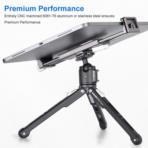 Mini Tripod for Camera,Cell Phone,Webcam Gopro DJI Mount on Table Stand,Ball Head with Cold Shoe Interface for MIC or Light Source Mount Black in Kuwait