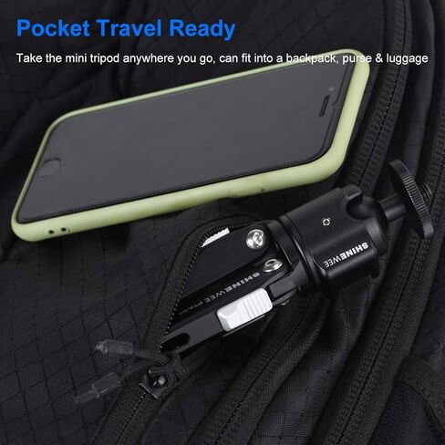 Mini Tripod for Camera,Cell Phone,Webcam Gopro DJI Mount on Table Stand,Ball Head with Cold Shoe Interface for MIC or Light Source Mount Black in Kuwait