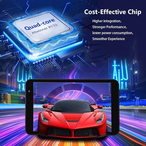 CWOWDEFU Tablet 8 Inch Android 11,WiFi 5G + AX WiFi 6,Dual Camera 5MP+8MP,800x1280 IPS HD,2GB RAM 32GB ROM TF Expansion 256GB,Quad-Core A133, Bluetooth 5.0 (Black) in Kuwait