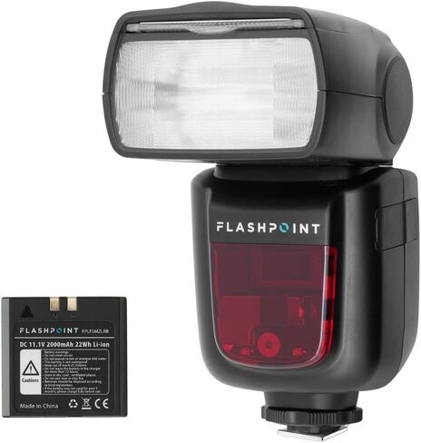 مجموعة إضاءة Flashpoint Zoom Li-ion 2 Speedlight مع جهاز تحكم R2 Pro MarkII وEZ Softbox وملحقات لنيكون in Saudi Arabia