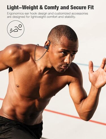 Otium سماعات رأس بلوتوث سماعات أذن لاسلكية سماعات أذن لاسلكية سماعات بلوتوث IPX7 مقاومة للماء 15 ساعة وقت تشغيل الجري والتمارين الرياضية in Kuwait