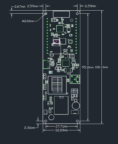 XFCZMG T-Beam V1.1 CH9102F CHIP SX1262 LORA 868/915MHZ ESP32 وحدة لاسلكية بلوتوث GPS NEO-M8N IPEX 18650 حامل بطارية (915MHZ) in Kuwait