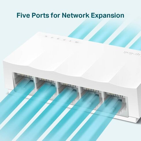 مفتاح سطح المكتب Tplink LiteWave 5 منافذ 10/100 ميجابايت/ثانية LS1005 in Saudi Arabia