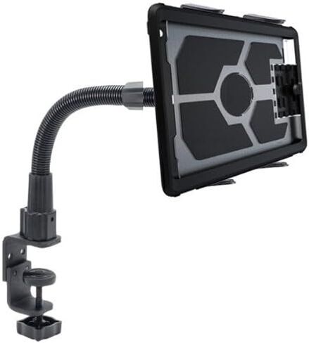 شاحن سيتي 12 Bendy Tough Metal Music Mic Microphone Stand & Zoom Desktop Clamp Mount for 7-12 inch Screen Tablet for Apple iPad Air Pro Mini Galaxy Tab Microsoft Surface Pro/Book (يناسب العلبة) in Saudi Arabia
