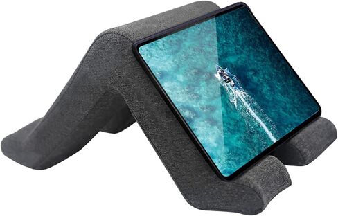 payanwin Tablet Pillow Stand, Multi-Angle Phone Pillow Knee Stand, Universal Phone Computer Reading Stand Pillowcase for ipad, Tablet, e-Reader, Smartphone, Books, Magazines, etc. (Dark Grey) in Kuwait