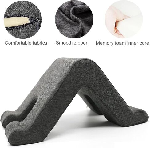 payanwin Tablet Pillow Stand, Multi-Angle Phone Pillow Knee Stand, Universal Phone Computer Reading Stand Pillowcase for ipad, Tablet, e-Reader, Smartphone, Books, Magazines, etc. (Dark Grey) in Kuwait