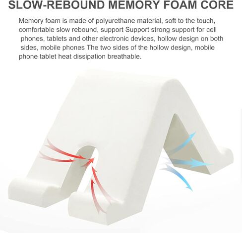 payanwin Tablet Pillow Stand, Multi-Angle Phone Pillow Knee Stand, Universal Phone Computer Reading Stand Pillowcase for ipad, Tablet, e-Reader, Smartphone, Books, Magazines, etc. (Dark Grey) in Kuwait