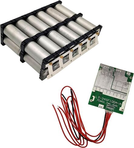 لوح حماية البطارية قطعة واحدة من Flylin، لوح حماية البطارية 4S 100A 12V BMS مع توازن LiFePO4 وحدة تحكم شحن فوسفات الحديد الليثيوم LFP (4S 100A 12V) in Saudi Arabia