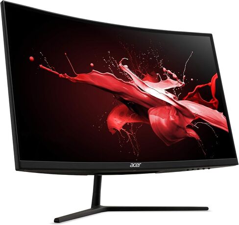 شاشة ألعاب Acer EI322QUR Pbmiippx 31.5 بوصة 1500R منحنية WQHD 2560 x 1440 | AMD FreeSync Premium Pro معدل تحديث يصل إلى 165 هرتز 1 مللي ثانية VRB VESA DisplayHDR 400 2 منافذ عرض وHDMI 2.0 in Kuwait
