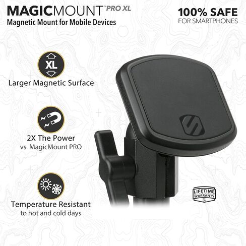 حامل الهاتف العالمي المغناطيسي الكبير Scosche PSM11018 TerraClamp MagicMount Pro XL in Saudi Arabia