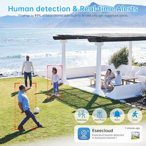 2PCS Light Bulb Security Cameras Wireless Outdoor - 2.4G&5GHz WiFi 2K Security Camera 360° Motion Detection Cameras for Home Security Indoor Outside,Color Night Vision,Human Detection,Two-Way Talk in Kuwait