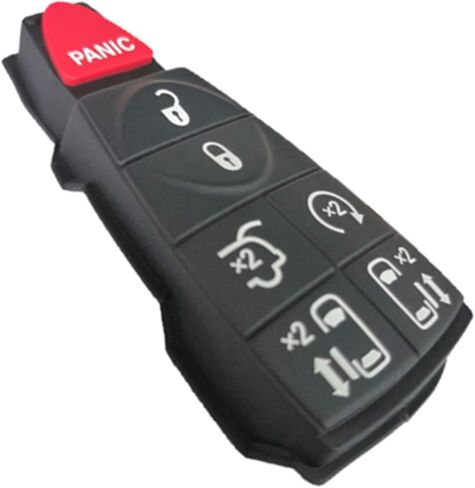 KAWIHEN مفتاح فوب استبدال الجلد لـ 2008-2015 Town and Country 2008-2019 دودج جراند كارافان IYZ-C01C M3N5WY783X 56046708AB in Kuwait