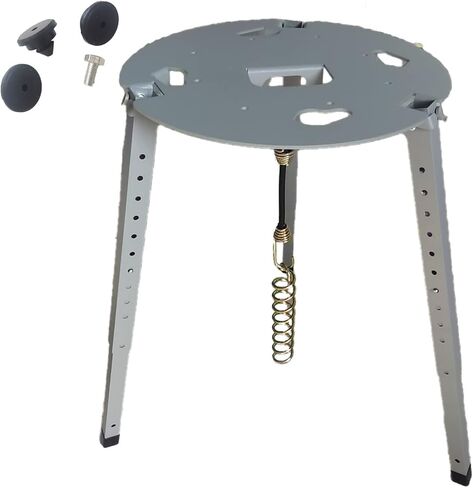 حامل ثلاثي القوائم للأقمار الصناعية TR-1518 متوافق مع هوائيات Winegard Carryout VuQube المحمولة للتلفزيون الفضائي بارتفاع قابل للتعديل، رمادي in Kuwait