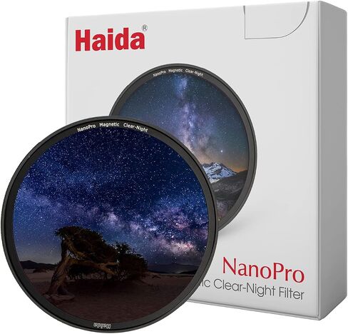 Haida Magnetic Multi-Coating Clear-Night Filter NanoPro Optical Glass Enhances Visibility Light Pollution Reduction for Sky/Star Without Adapter Ring (77MM) in Saudi Arabia
