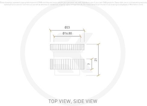 EKWB EK-Quantum Torque Pass-Through G1/4, Nickel in Saudi Arabia