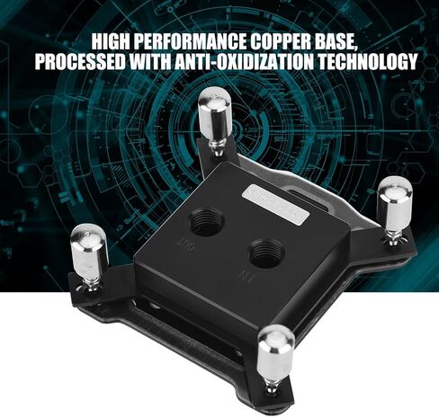 وحدة المعالجة المركزية Bewinner لجهاز Intel 1150 1151 1155 1156، وحدة المعالجة المركزية للكمبيوتر عالي الجودة متينة وحدة المعالجة المركزية للحاسوب مع قاعدة نحاسية 3 مم ومقاومة للحرارة in Kuwait