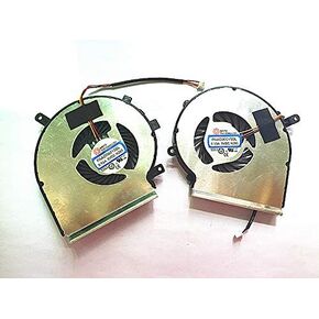 مروحة تبريد وحدة المعالجة المركزية + وحدة معالجة الرسومات الجرافيكية Msi Ge72 Ge62 2QD 2QE Pe60 Pe70 Gl62 Gl72 Gp72 Gp62، مروحتان PAAD06015SL N302 N303 3 لاين من سيزواسم in Kuwait