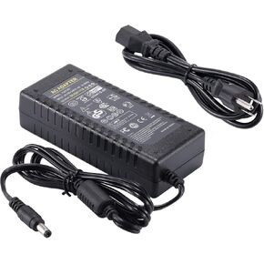 12V 7A Power Supply Security Surveillance - AC 100-240V to DC 12 Volt 7 Amp Switching Power Supply Adapter Transformer with 1 to 8 Splitter Cable for LED Strip Light CCTV Security System