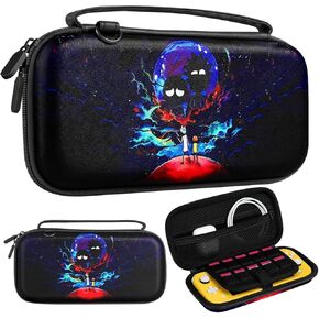 Xinocy Carrying Case for Nintendo Switch Lite 2019 Travel Carry Cases for Kids Boys Teen Girls Cute Kawaii Design Aesthetic Portable Hard Shell Covers Pouch Storage Bag for Nintendo Accessories