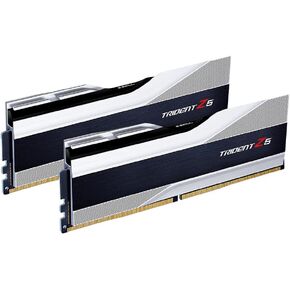 G.SKILL Trident Z5 Series (Intel XMP 3.0) DDR5 RAM 32GB (2x16GB) 6400MT/s CL32-39-39-102 1.40V Desktop Computer Memory UDIMM - Metallic Silver (F5-6400J3239G16GA2-TZ5S) in Kuwait