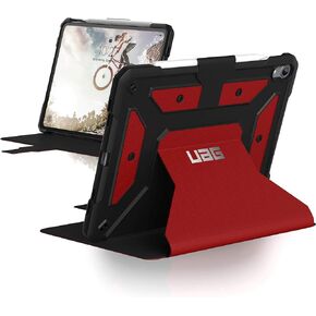 حافظة UAG Folio لجهاز iPad Pro مقاس 11 بوصة (الجيل الأول، 2018) متروبوليس [Magma] غطاء iPad متين وخفيف الوزن تم اختباره من خلال السقوط العسكري مع حامل أقلام Apple in Kuwait