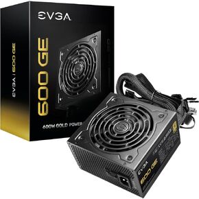 EVGA 600 GE، 80 Plus Gold 600W، الوضع البيئي، ضمان 5 سنوات، مصدر طاقة 200-GE-0600-V1 in Kuwait