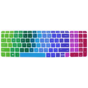 Keyboard Skin Compatible for 15.6" HP Pavilion 15-ab 15-ac 15-ae 15-af/ak/an/as/au/ax/ay 15-ba/bc/bk, HP Envy x360, HP Pavilion 17 17t, HP OMEN 17, HP Envy 17 M7 Series Laptop (Ombre Blue) in Kuwait