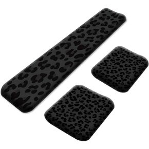 وسادة مسند المعصم للوحة المفاتيح + وسادات الكوع المكتبية (مجموعة 3 قطع)، مسند معصم جل من إسفنج الذاكرة لفأرة لوحة المفاتيح، وسادة دعم مريحة لمرفق الذراع للكمبيوتر المحمول Mac-We Walk by Faith Pink Purple in Kuwait