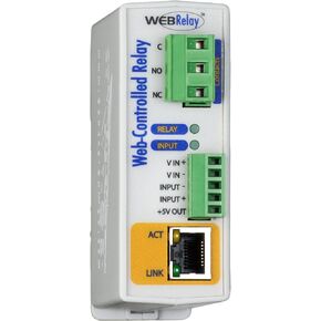 مرحل إيثرنت يمكن الوصول إليه عن بعد عبر WebRelay ووحدة الإدخال الرقمي (يتطلب مصدر طاقة POE و/أو 9-28 VDC) in Kuwait