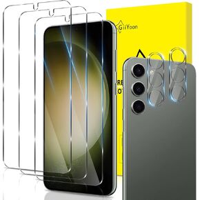 GiiYoon-3 PACK Screen Protector for Samsung Galaxy A14 5G/4G, Tempered Glass [HD Full Coverage] [Easy Installation] [Scratch Resistant] [9H Hardness] Protective Film