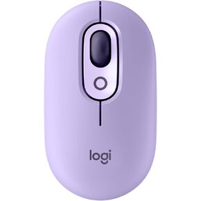Logitech POP Mouse, Wireless Mouse with Customizable Emojis, SilentTouch Technology, Precision/Speed Scroll, Compact Design, Bluetooth, Multi-Device, OS Compatible - Graphite