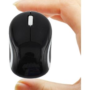 Wireless Mini Mouse, Blue, 1000 DPI, USB Receiver, Smooth Surface, Easy to Carry in Kuwait