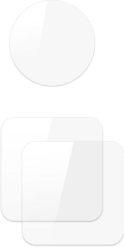 واقيات شاشة وعدسات kwmobile متوافقة مع واقي شاشة DJI Osmo Action 2 (3 قطع) - شفاف in Kuwait